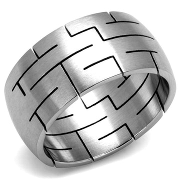 Men Stainless Steel No Stone Rings TK2920