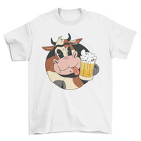 Cow beer t-shirt