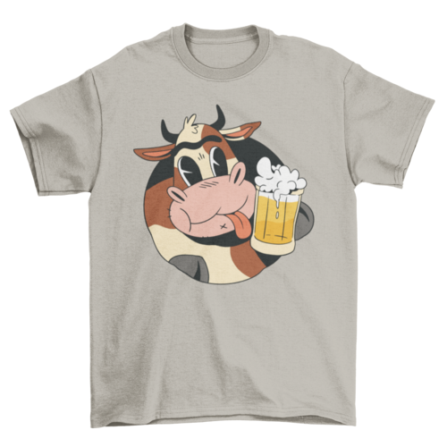 Cow beer t-shirt