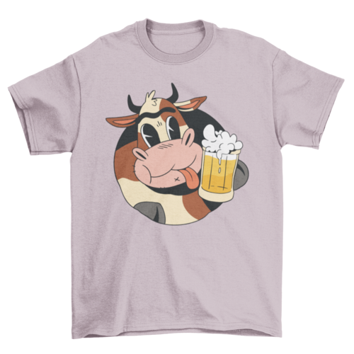 Cow beer t-shirt