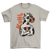 Tattooed cow men's t-shirt