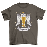 USA ONLY Holy foam beer t-shirt