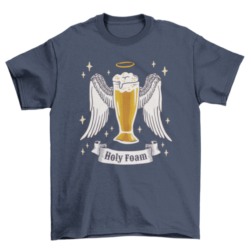 USA ONLY Holy foam beer t-shirt