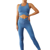 Sports Bra and Leggings Set