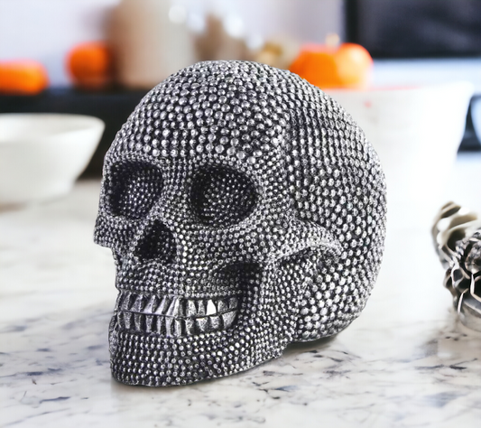 Resin Skull Silver