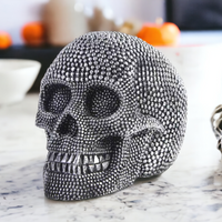 Resin Skull Silver