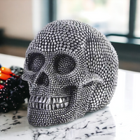 Resin Skull Silver