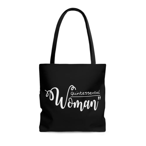 Large Tote Bag Quintessential Woman Inspirational Affirmation