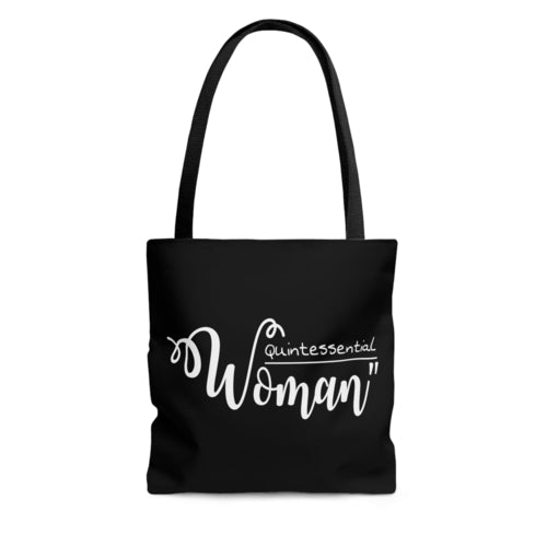 Large Tote Bag Quintessential Woman Inspirational Affirmation