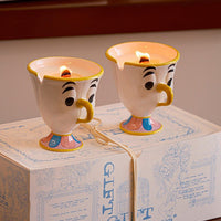 Tea Cup Scented Soy Wax Candles Set of 2 Pcs - Cute Ceramic Cartoon