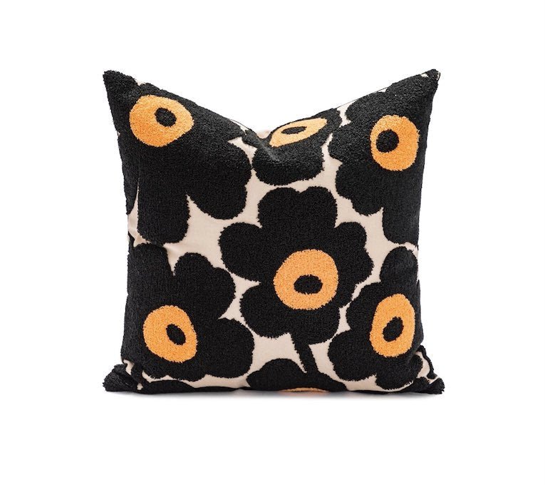 Cute Whimsical Sunflower Decorative Throw Pillow Pillowcase