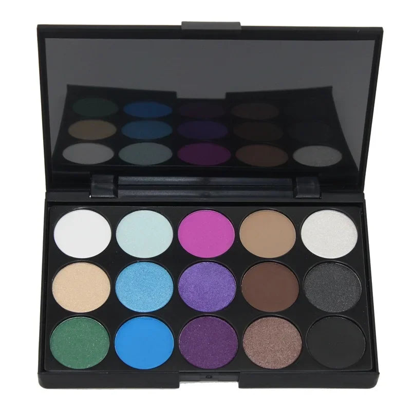 Variety of Color Makeup Long Wear Eyeshadow Palette Cosmetic Make Up Waterproof Nude Pearl Matte Glitter Shimmer Eye Shadow Plate