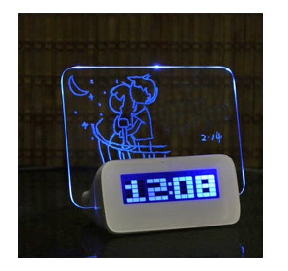 Glowing Memo Alarm Clock