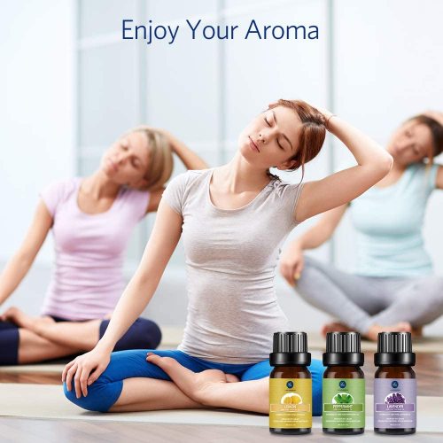 LagunaMoon Aroma Diffuser with Essential Oils Gift 10 Set Kit