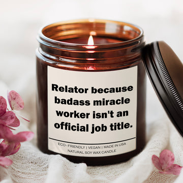 Relator because badass miracle worker isn't an official job title