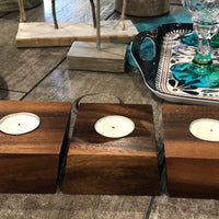 S/3 Candleholder with Tealights