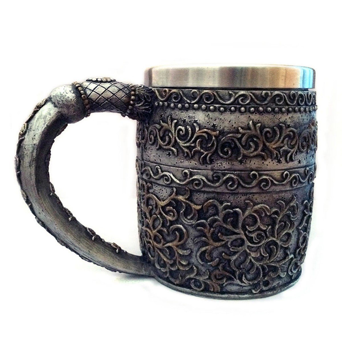 Masked Knight Stainless Steel Skull Mug