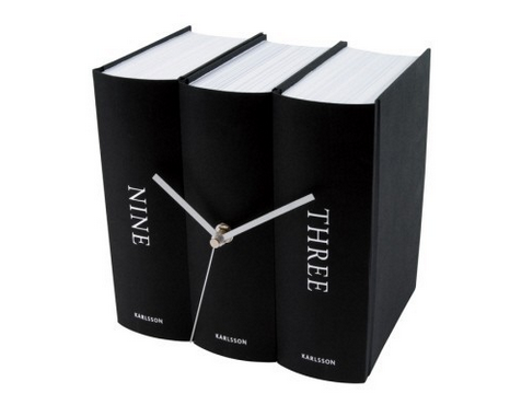 Book Clock by Karlsson