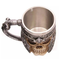 Stainless Steel Skull Mug