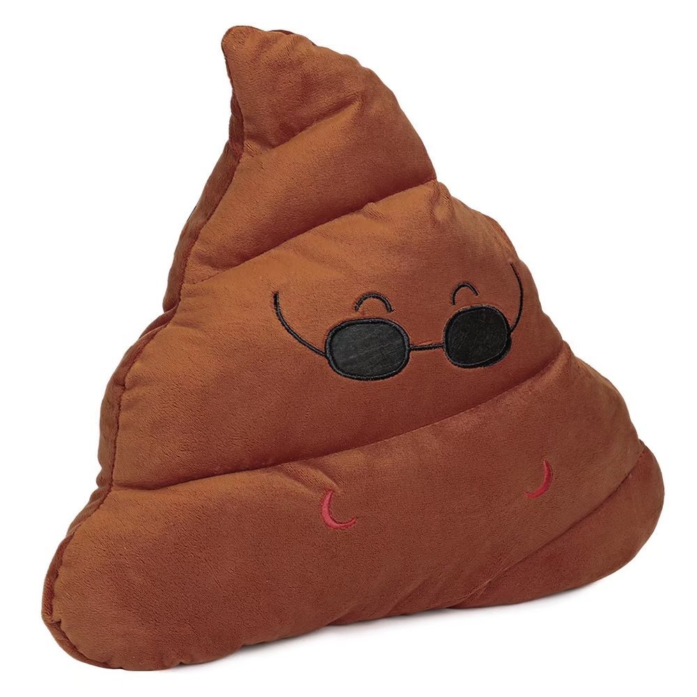 Poop Expression Plush Pillow