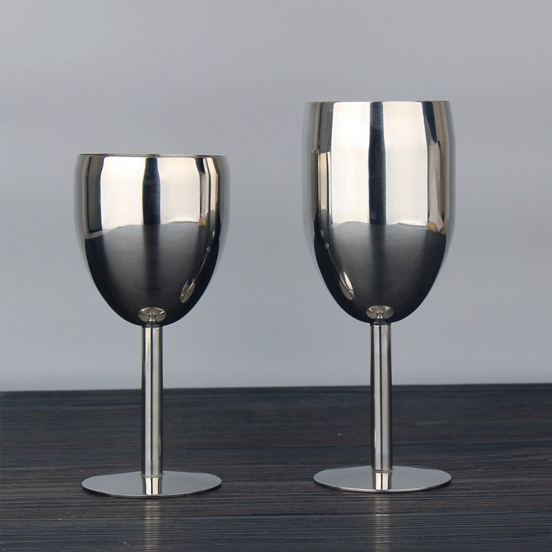 Stainless Steel Wine Glass Unique