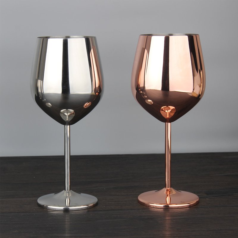 Stainless Steel Wine Glass Unique