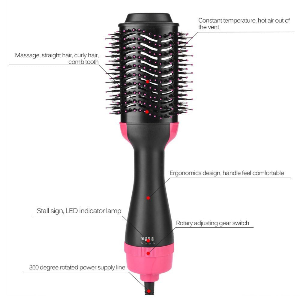 2 in 1 Hot Hair Brush Multifunctional Hair Dryer