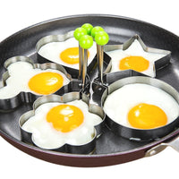 Stainless Steel Egg Mold Set 5pcs