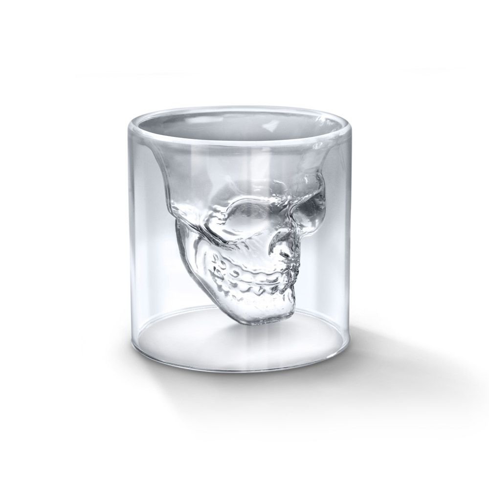 Doomed Skull Shot Glass