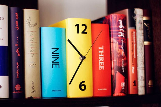 Book Clock by Karlsson