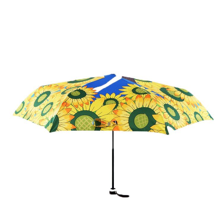 Sunflower Girl Sunny Umbrella