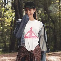 Yoga Meditation Pose Print T-Shirt