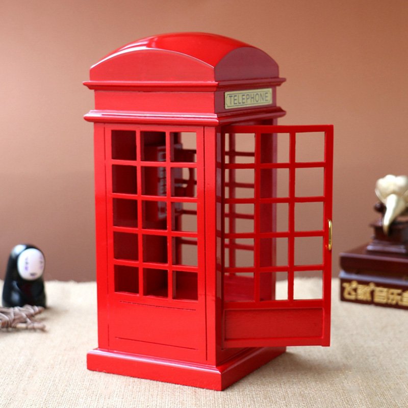 Telephone Booth Music Box