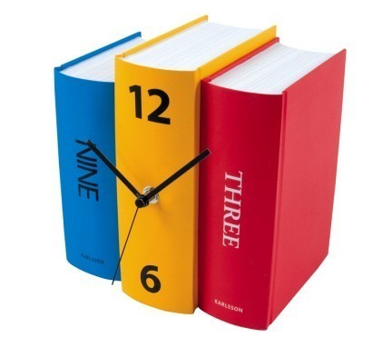 Book Clock by Karlsson