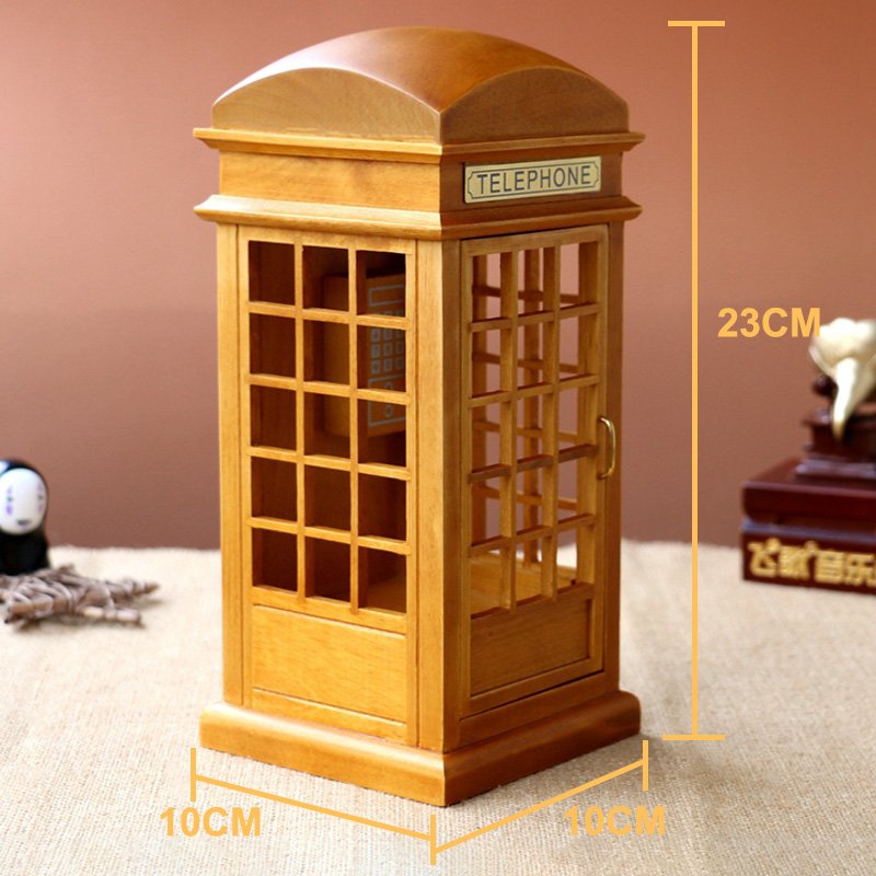 Telephone Booth Music Box