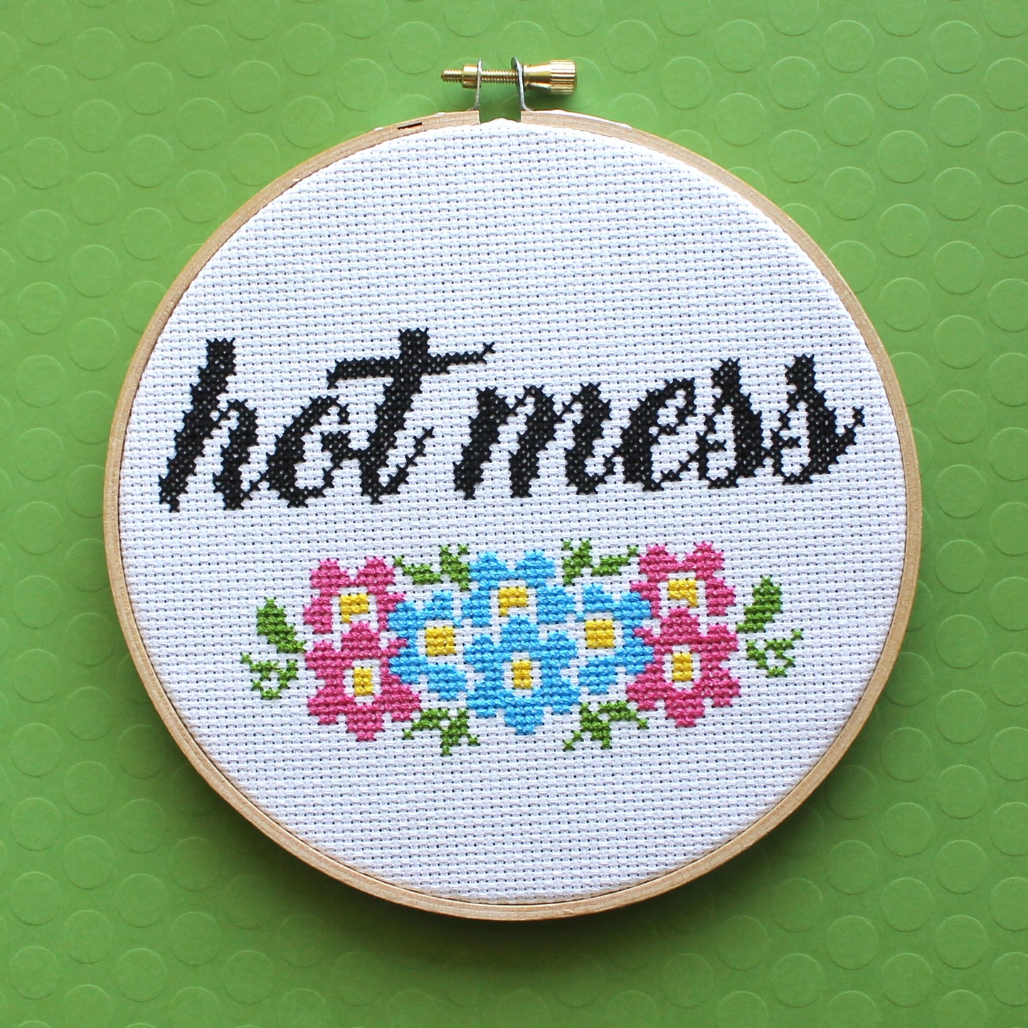 Hot Mess Counted Cross Stitch DIY KIT Intermediate