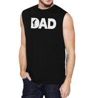 Dad Golf Mens Black Fathers Day Design Muscle