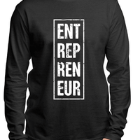 Entrepreneur Vertical Full Sleeves T-shirt.