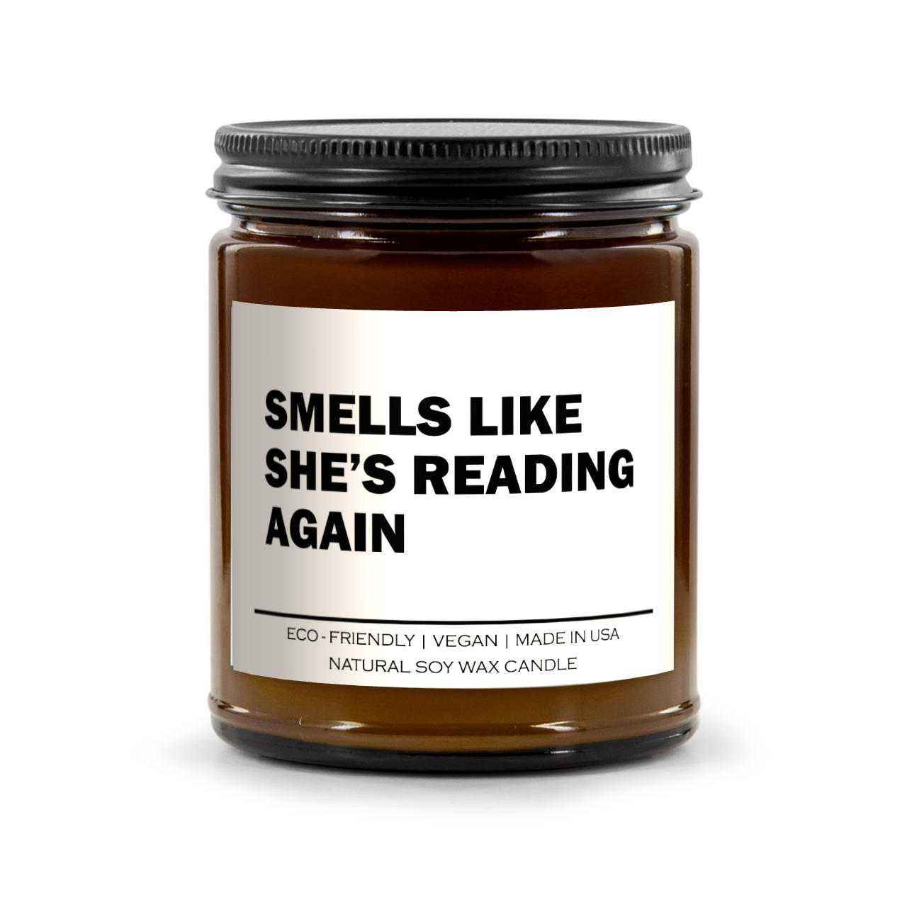 Smells like she's reading again Candle