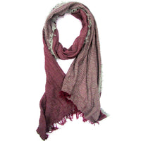 Turkish Cotton Fringed Hobo Scarf