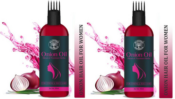 Wildvedic naturals Red Onion Oil for Women With Deep Root Hair Pack of