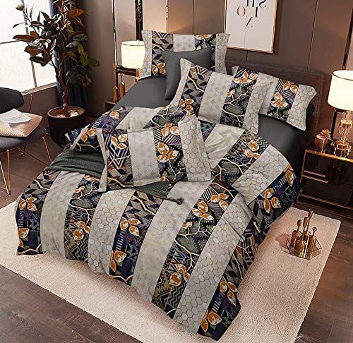 Double Bedsheet with Two Pillow Cover - King Size/90 x 100 inch