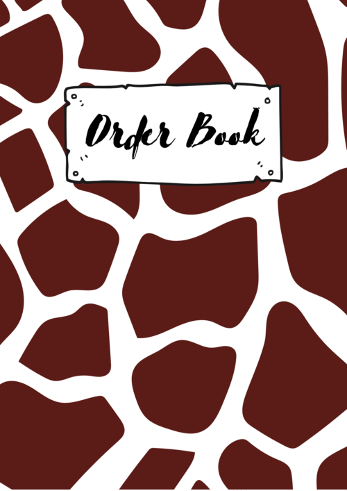 Order Book - Animal Print Edition - 23 cover designs