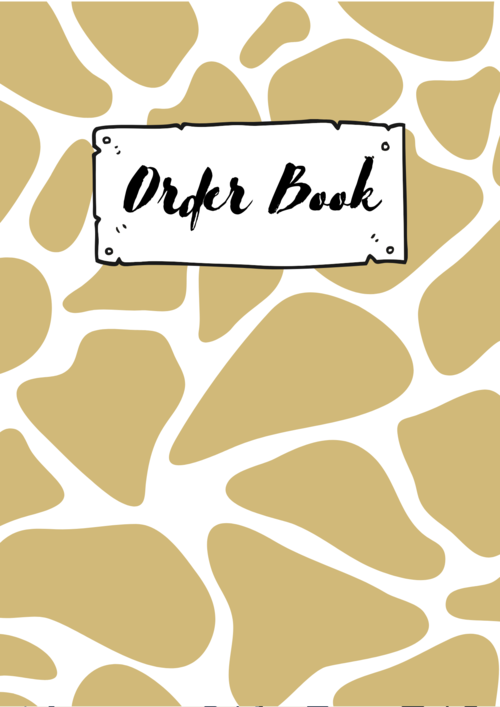 Order Book - Animal Print Edition - 23 cover designs