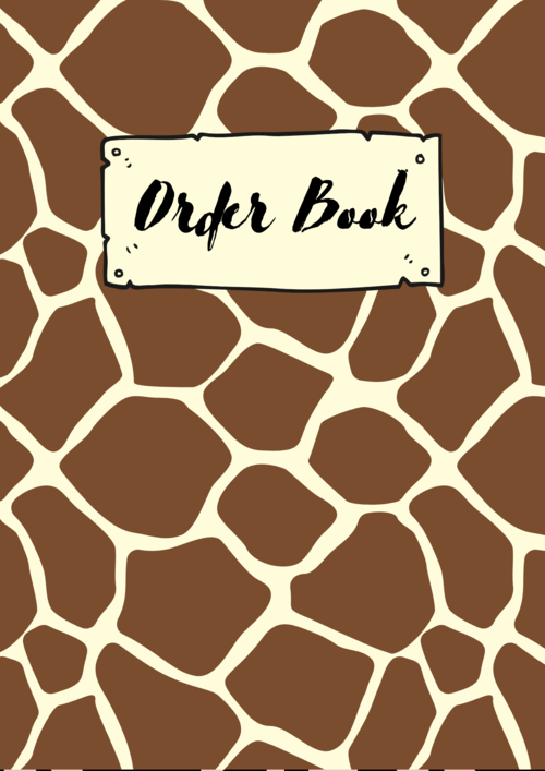 Order Book - Animal Print Edition - 23 cover designs