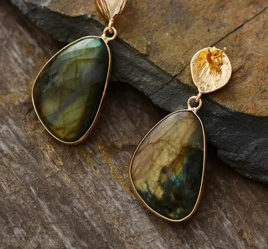 Labradorite Drop Earrings