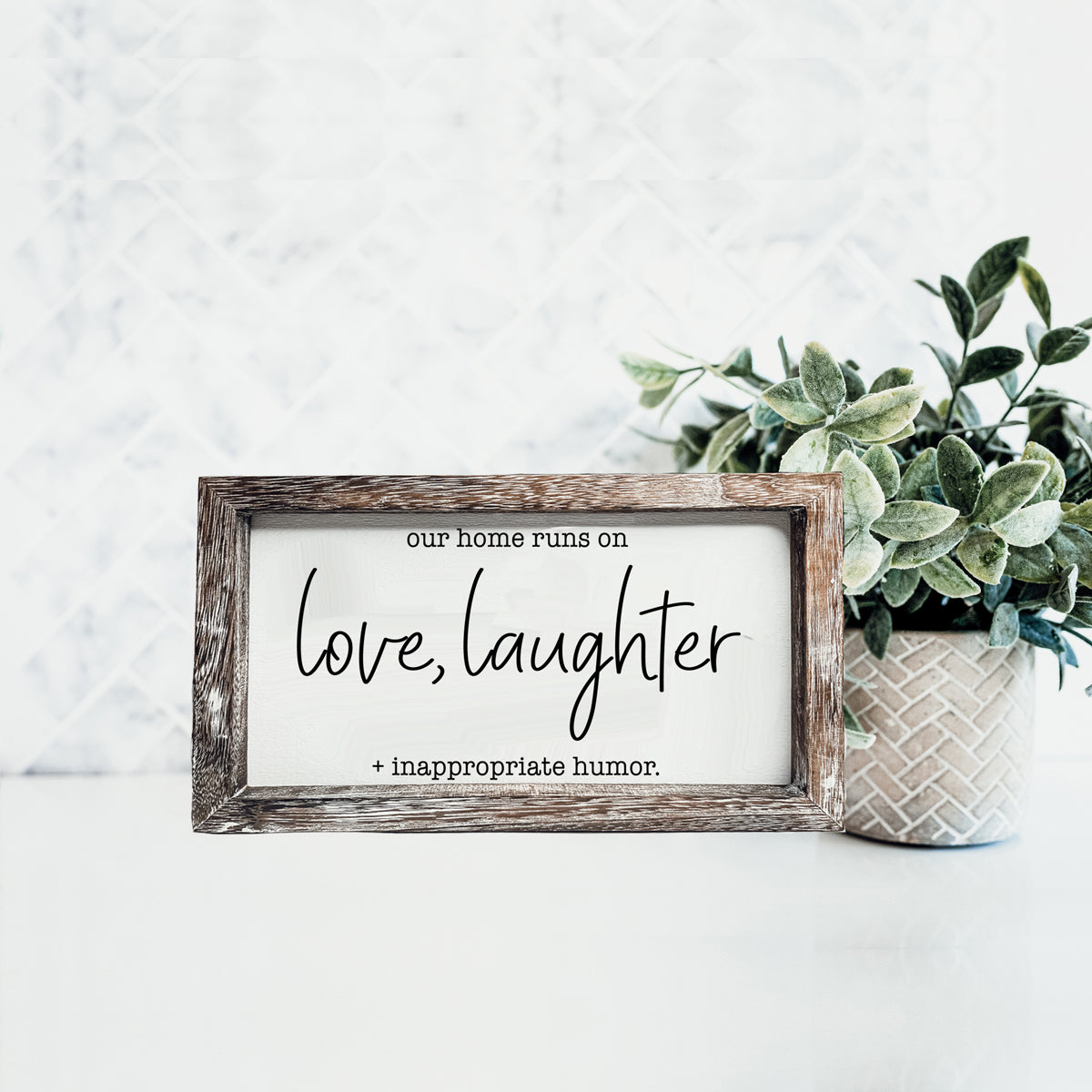 Love Laughter Sign