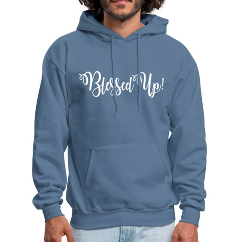 Mens Hoodie - Pullover Hooded Sweatshirt - Graphic/blessed Up