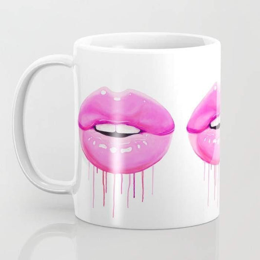 Pink lips Mug