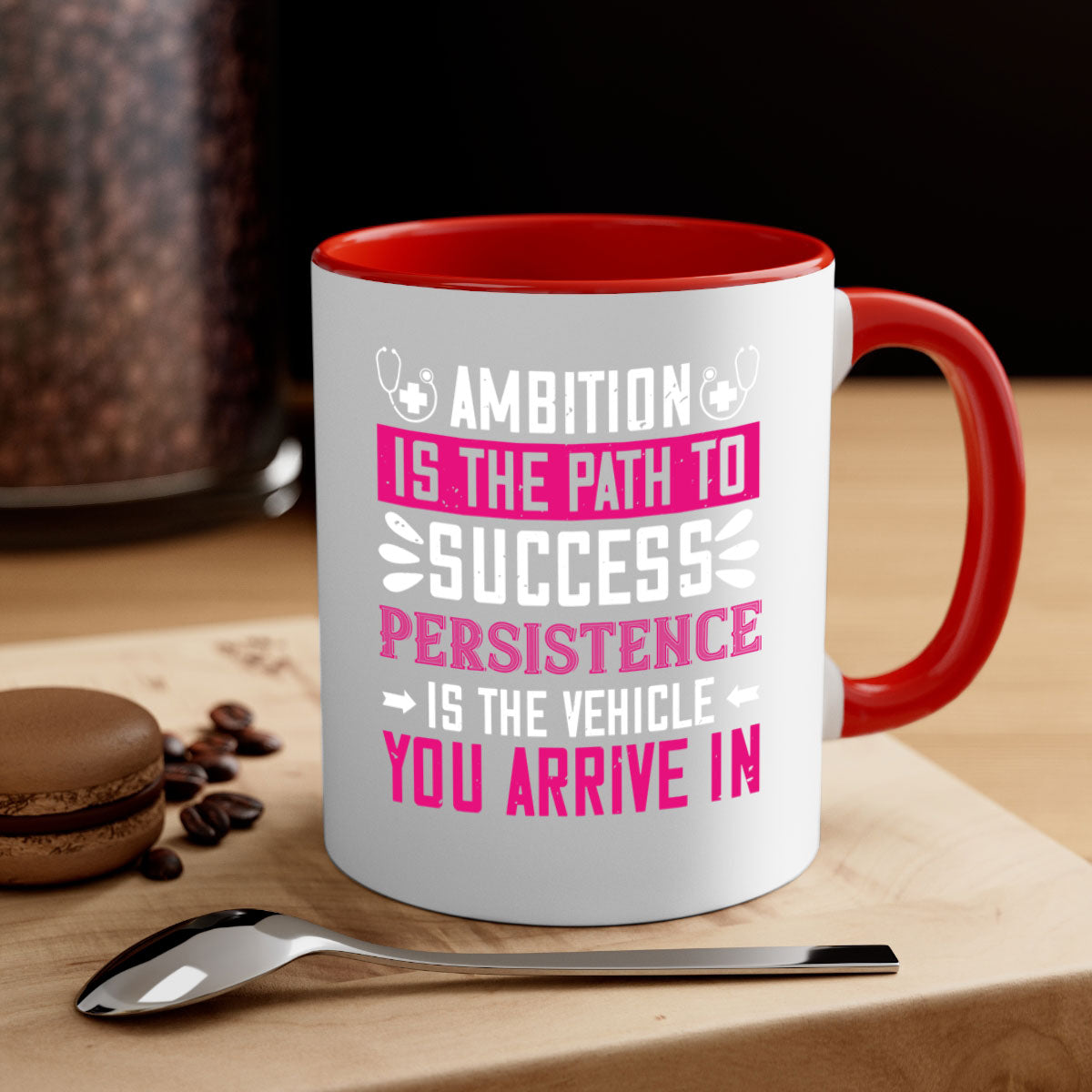 Ambition is the path to success persistence is the vehicle you arrive